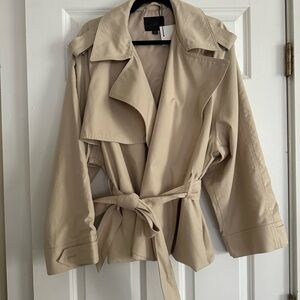 Zara Women's Beige Trench Coat